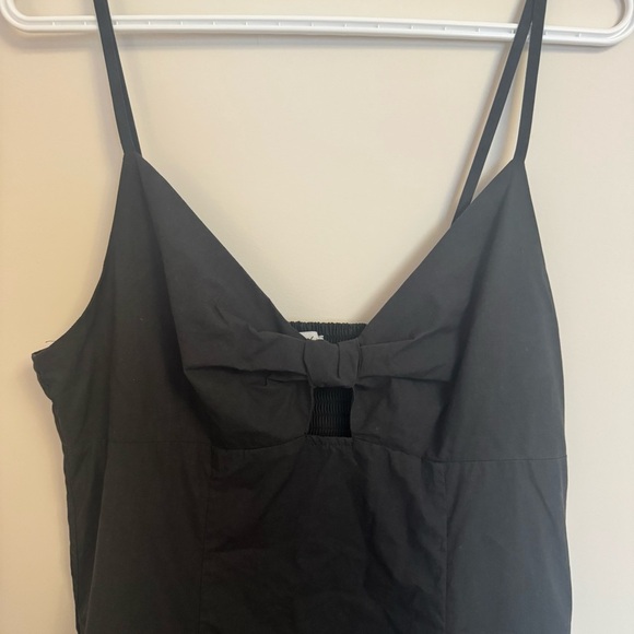 Rails Black Midi Dress with Bow Detail - Picture 7 of 16